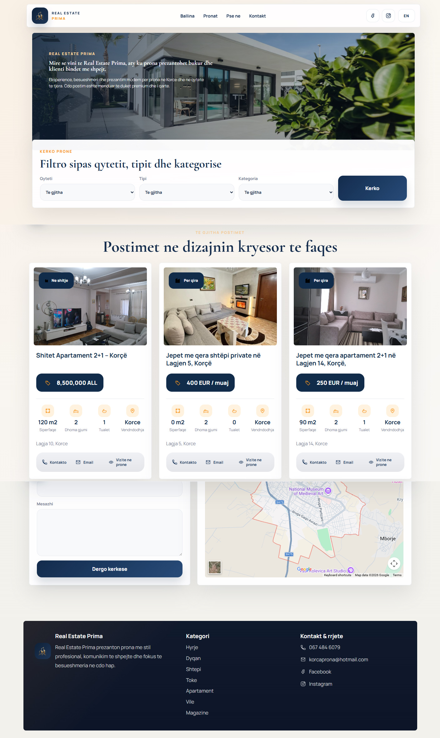 Real Estate Website